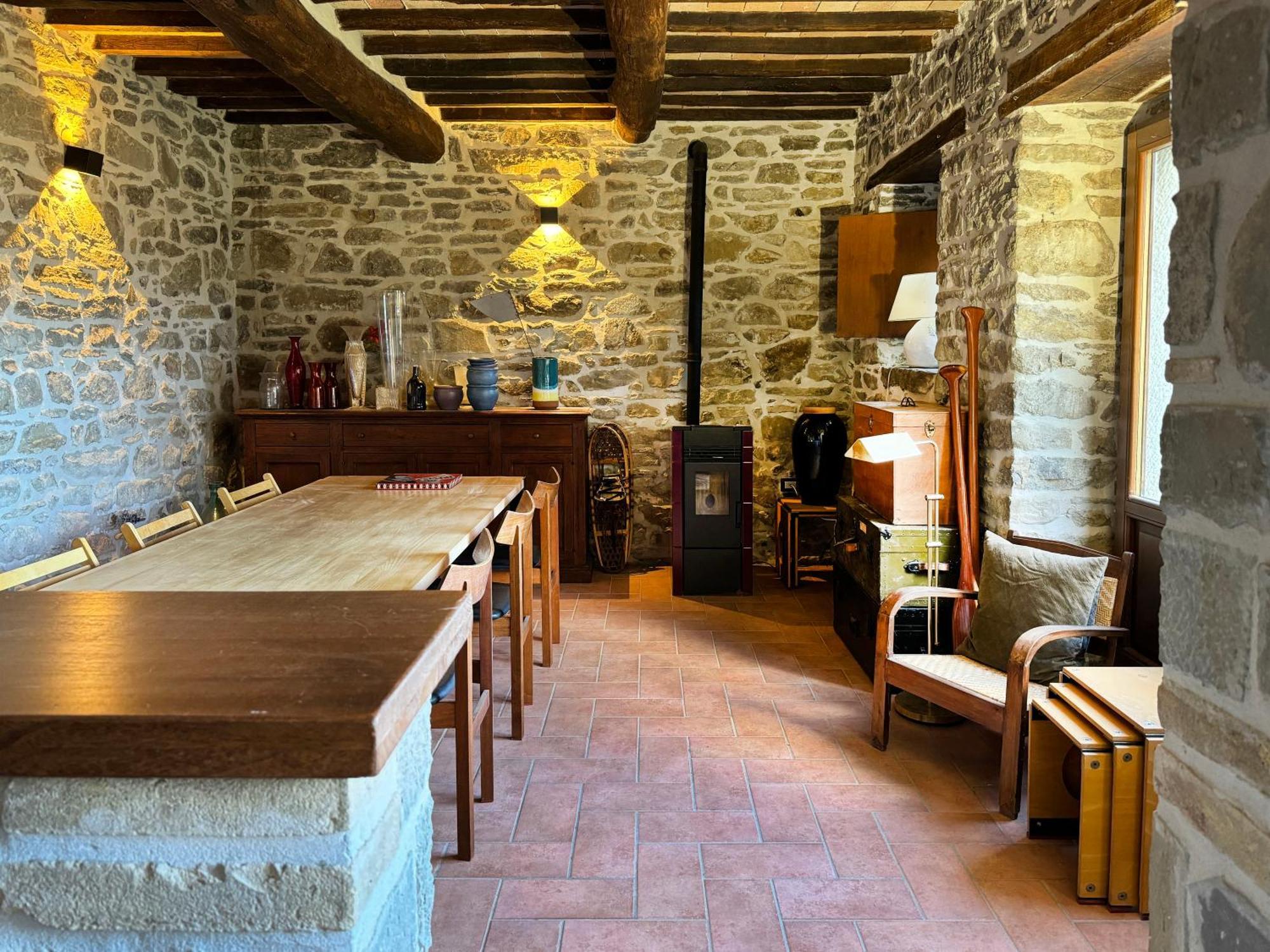 Bio Agriturismo Il Vigno Caprese Michelangelo Exterior foto