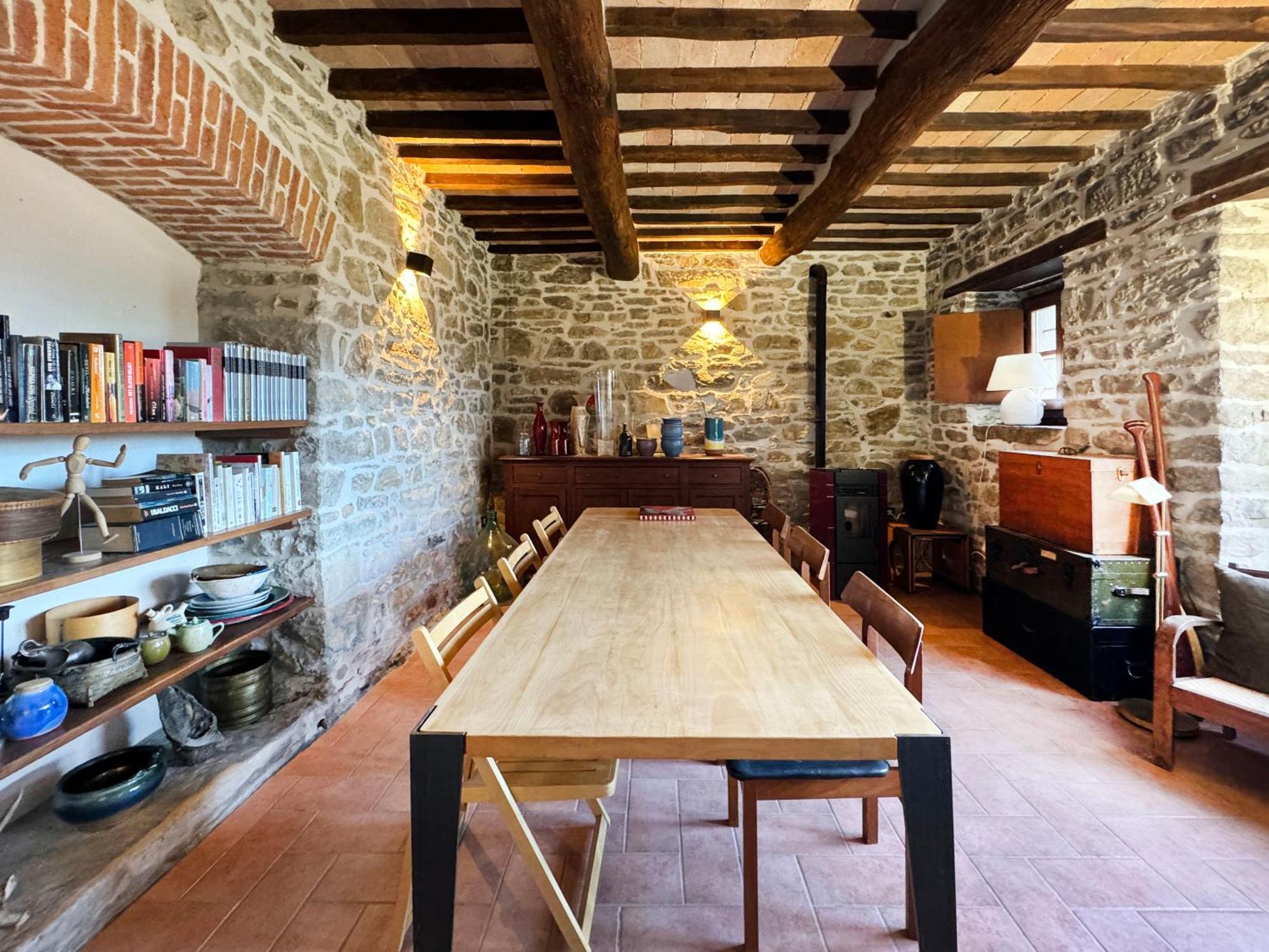 Bio Agriturismo Il Vigno Caprese Michelangelo Exterior foto